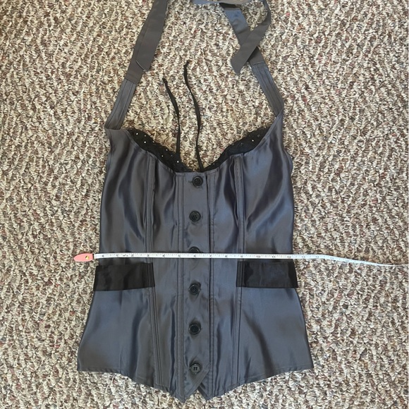 Frederick's of Hollywood Tops - Medium ladies halter corset from Fredericks of Hollywood, button front